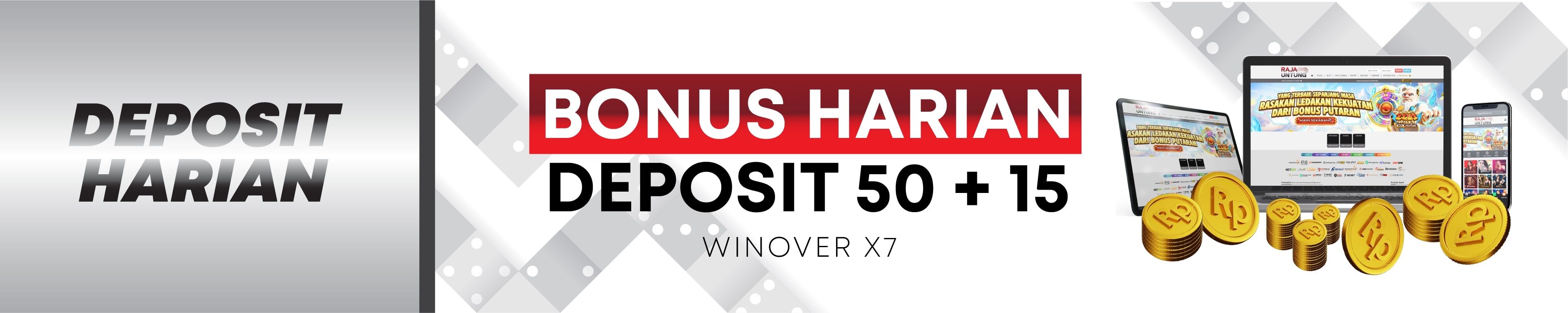 BONUS DEPOSIT HARIAN RAJAUNTUNG